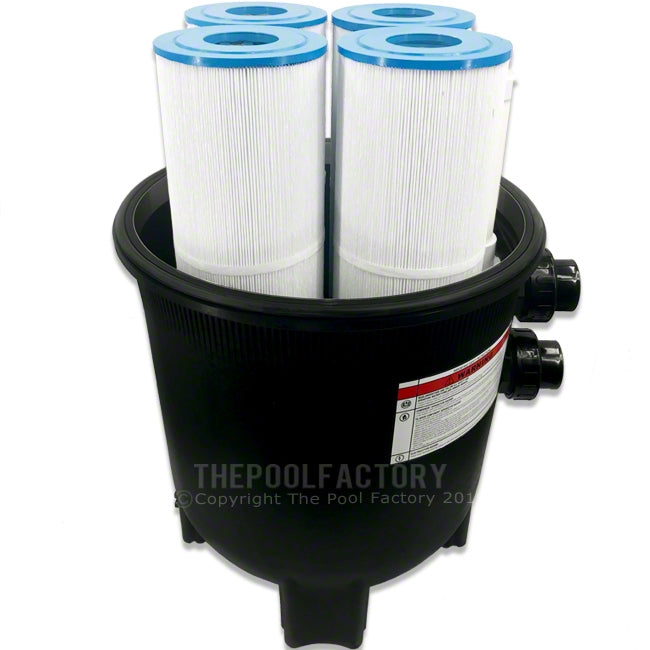 AquaPro 425 SQ. FT. Mega Quad Cartridge Filter System with 2-HP 2