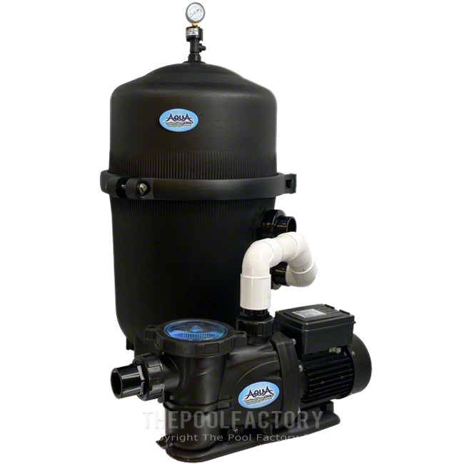 AquaPro 425 SQ. FT. Mega Quad Cartridge Filter System with 2-HP 2-SPEED  PurFlow Pump – The Pool Factory