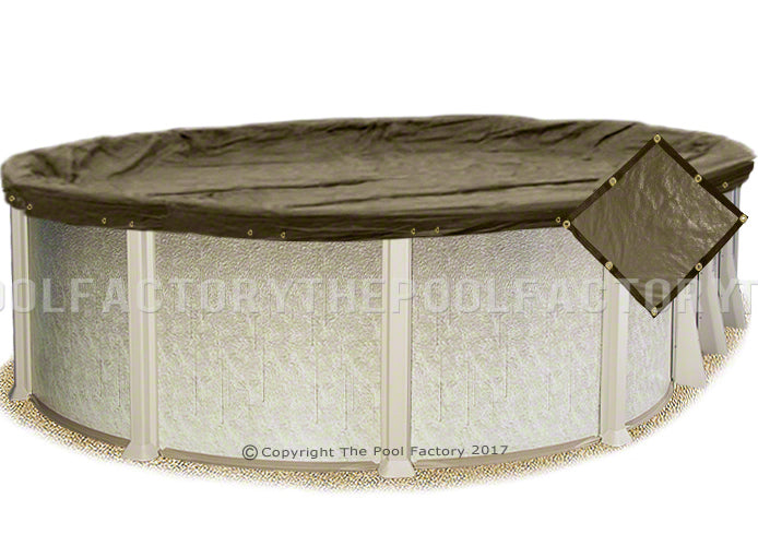 Super Heavy Winter oval Pool Cover USA The Pool Factory