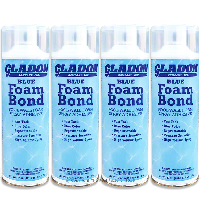Gladon Foam Bond Spray Adhesive for Wall Foam - 4 Pack