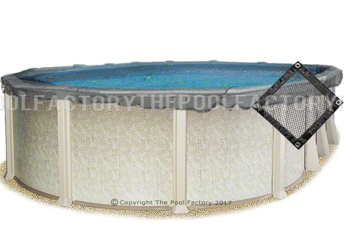 15' x 24' Oval Pool Leaf Net Cover - The Pool Factory