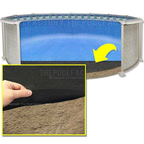 What material is the Armor Shield floor pad made from?