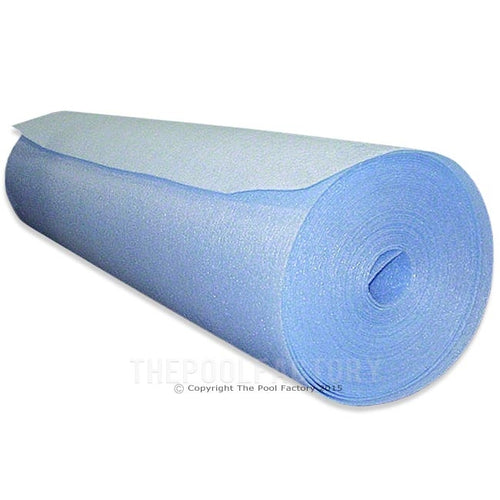 What does the wall foam do to the pool wall surface?