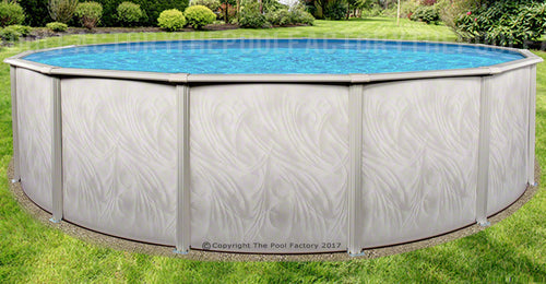 Can I place decorative rocks up against the pool wall?