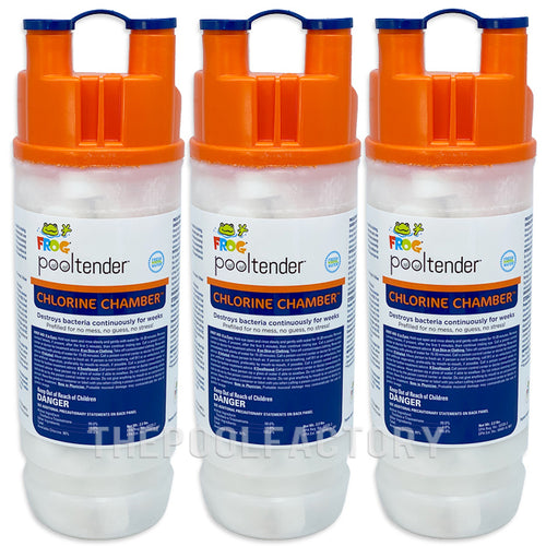 Can I put pool frog tender chambers in my Pool Frog Leap System?