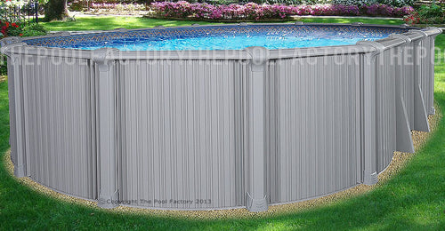 How deep can the semi-inground pools be installed?