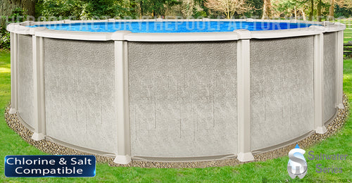 How do you maintain a saltwater above ground pool?