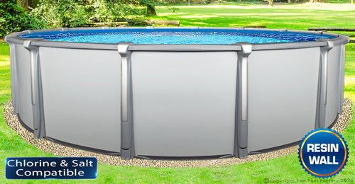 Saltwater Aurora Round Pool with Resin Wall Questions & Answers