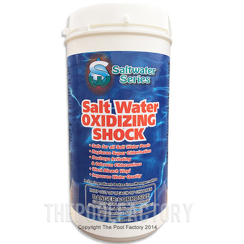 What does oxidizing shock do in a pool?