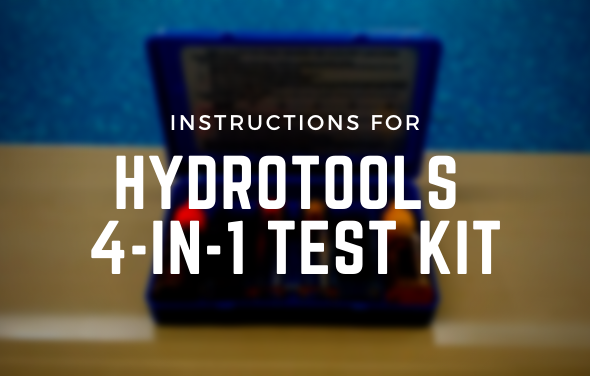 Instructions for HydroTools 4-in-1 Swimming Pool Test Kit