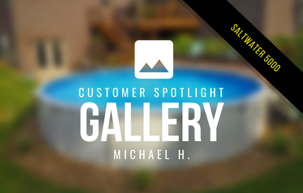 Saltwater 5000 Round Above Ground Pool Pictures - Michael H. – The Pool ...