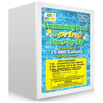 Spring Start Up Kit for Chlorinated, Pool Frog, or Saltwater Pools up to 25,000 Gallons
