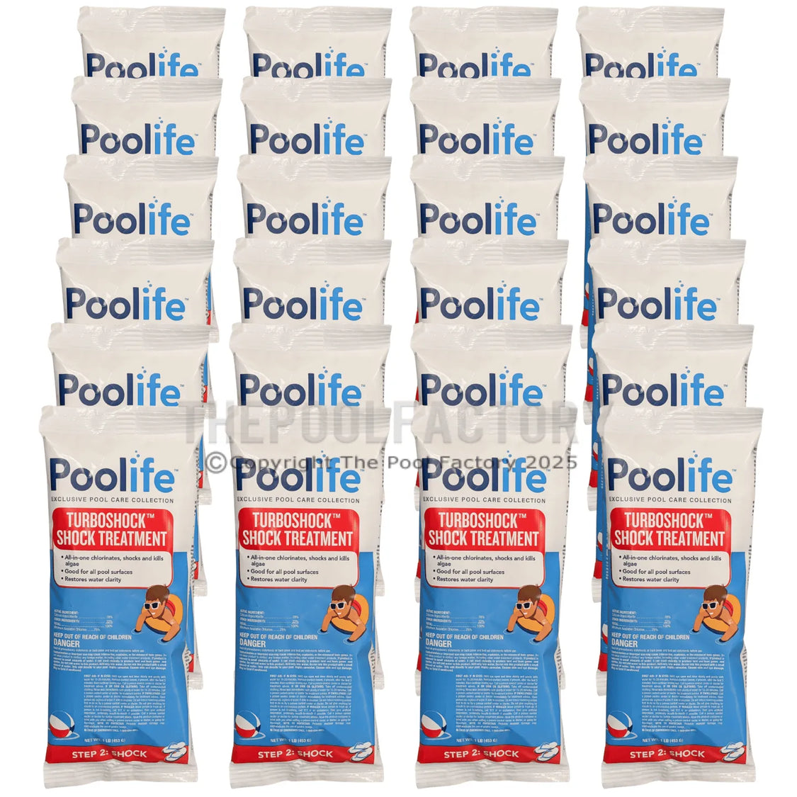 TurboShock Shock Treatment 1 Pound Bag 24 Pack