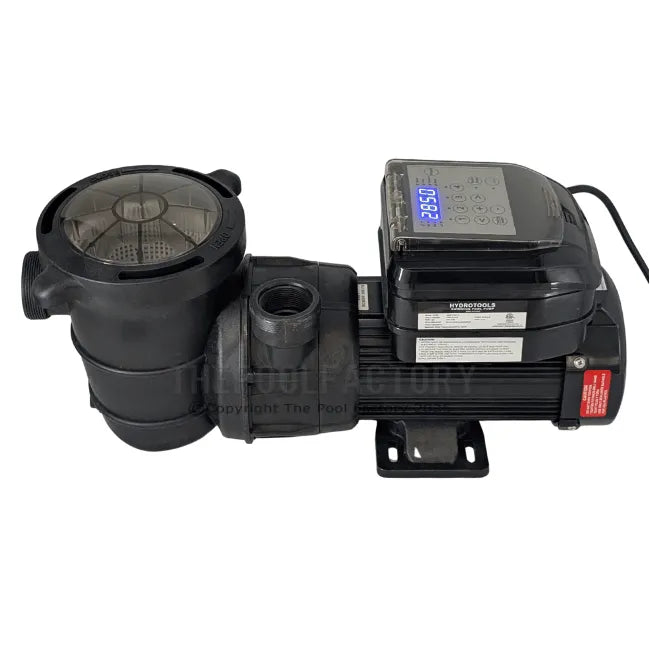 Hydrotools 1.5-HP Variable Speed Above Ground Pool Pump - Vertical Discharge Side View