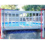 Vinyl Works Removable Fence Section Kit on swimming pool