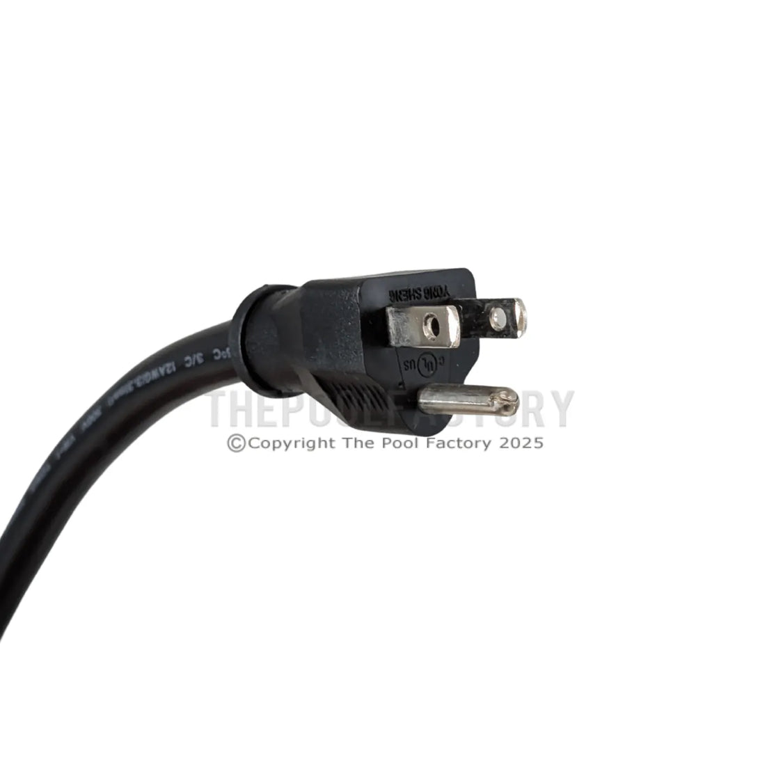 Hayward 3' Pump Power Cord with Standard 3-Prong Plug