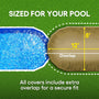 Ultimate Pool Winter Cover 8x12 Feet Overlap