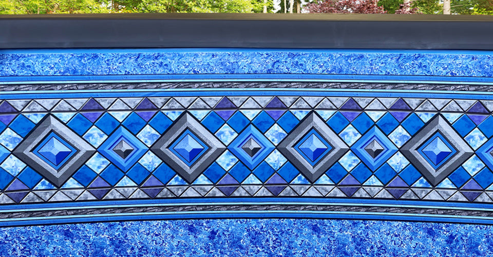 14'x20'x54 Oval J-Hook Diamond Key Liner - Front View