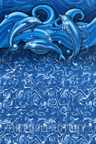 18'x33'x54 Oval J-Hook Dolphin Liner - 25 Gauge