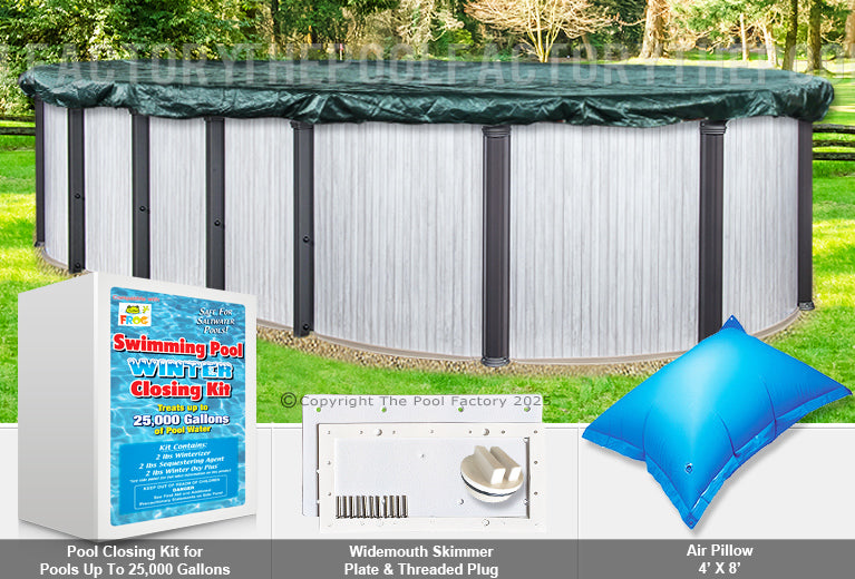 15'x24' Oval Supreme Closing Package (WideMouth Plate)