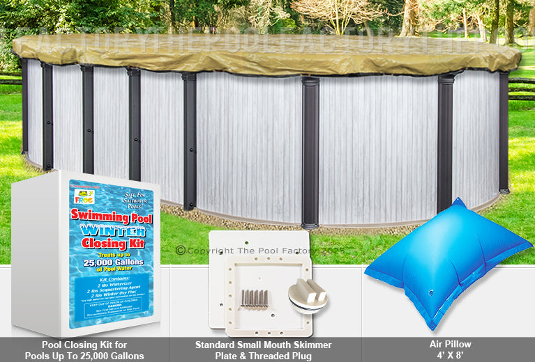 10'x16' Oval Ultimate Closing Package (Small Mouth Plate)