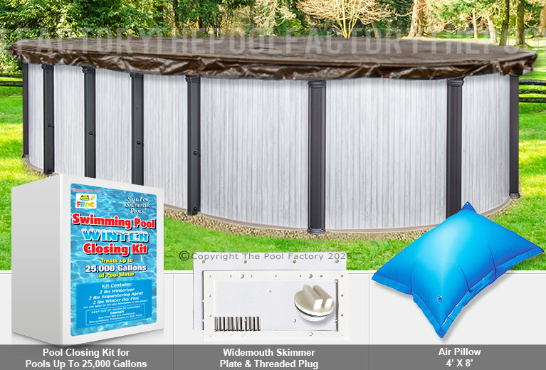 15'x30' Oval Super Heavy XXtreme Closing Package (WideMouth Plate)