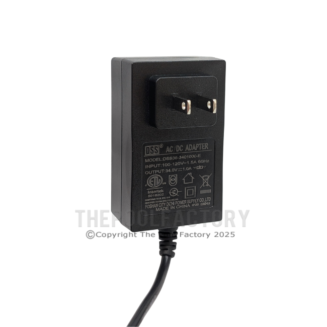 Replacement Charger for ULTRA Black Pearl Battery Powered Cleaner Adapter