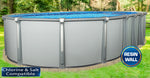 18'x40'x54" Saltwater Aurora Oval Pool with Resin Composite Wall