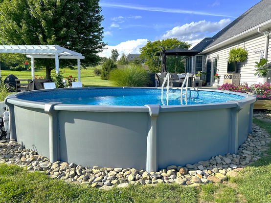 Saltwater Aurora Round Pool