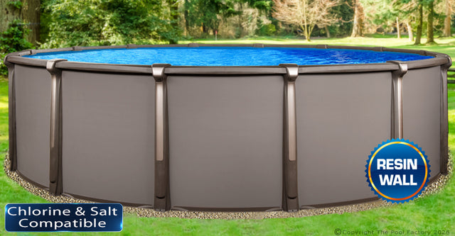 Saltwater Defender Round Pool with Resin Wall