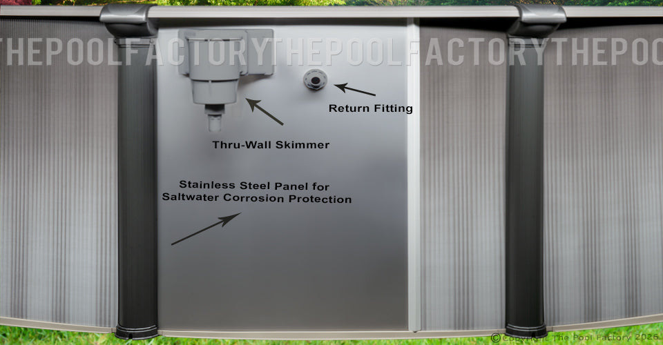 Saltwater Edge Stainless Steel Panel with Tags