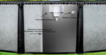 Saltwater Twilight Stainless Steel Panel with Description Tags