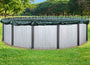 33' Round Supreme Guard Winter Cover - Alt View