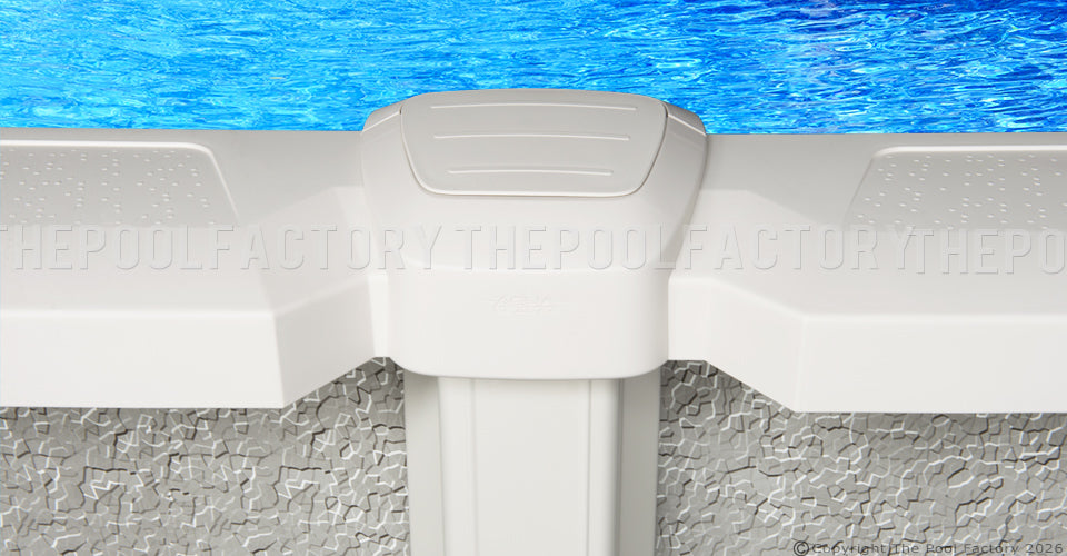 Saltwater 8000 Top Cap & Ledge - Front View