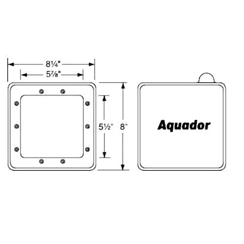 Aquador 1090 Above Ground Skimmer Plate Kit 