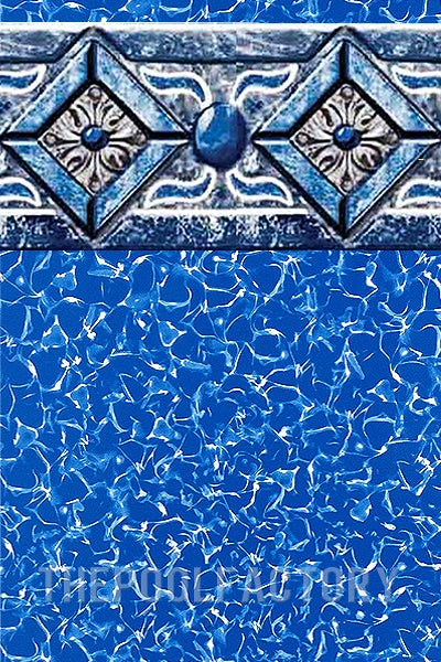 12'x24'x54 Oval Beaded Intrepid Liner - 40 Gauge