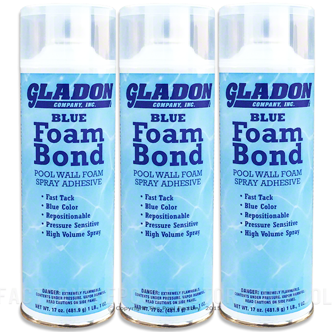 Gladon Foam Bond Spray Adhesive for Wall Foam - 3 Pack