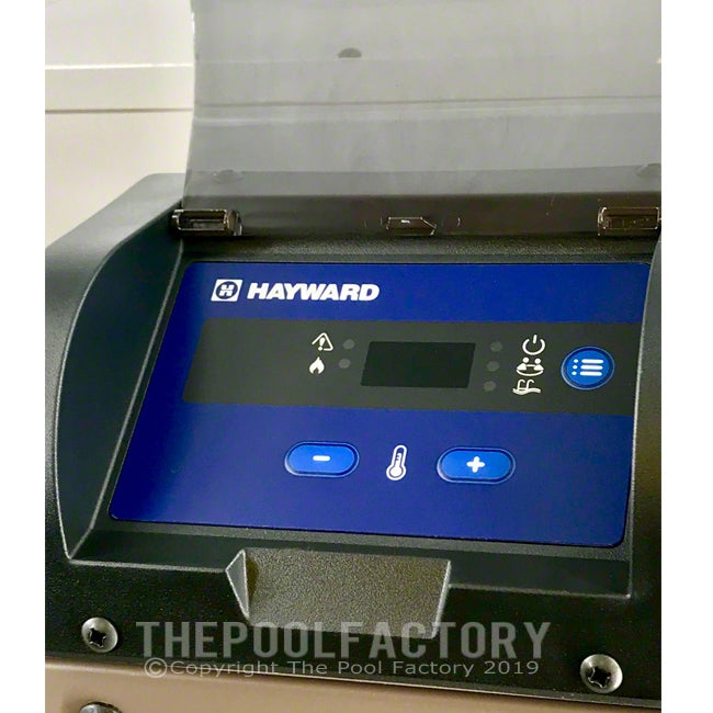 Hayward Universal H-Series 400,000 BTU Low NOx Propane Heater - Control Panel View