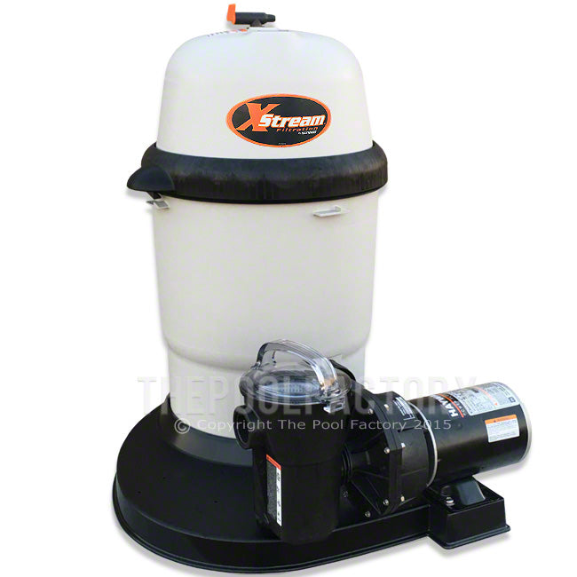 Hayward XStream 100 Cartridge Filter System 1-HP Power-Flo Pump 