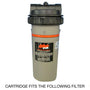 The Splash Pak 25 Replacement Filter Cartridge fits the system shown above
