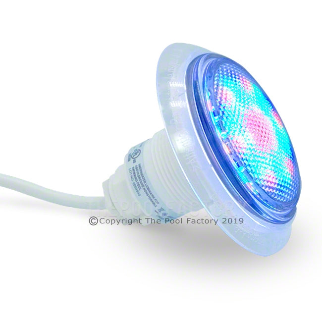 Multi-Colored Universal Above Ground Step Pool Light  - Side View