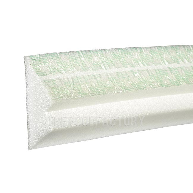 Rear View of Foam Pool Cove showing Adhesive Backing