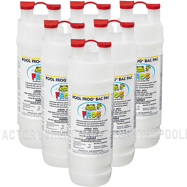 Frog Pac Pool Pool Frog Chlorine Bac Pac - Model 5051 (6 Pack) – The Pool Factory