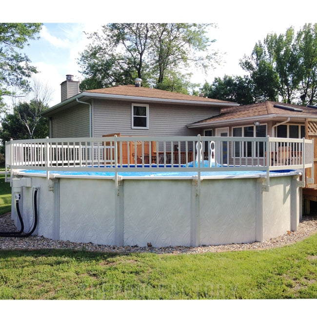 8'x12' Oval Vinyl Works Premium Resin Fence Kit - Image 1