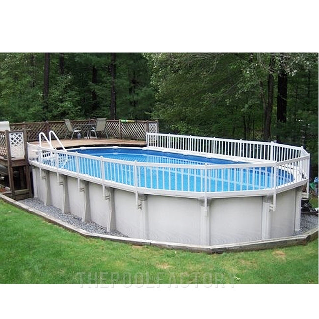 8'x12' Oval Vinyl Works Premium Resin Fence Kit - Image 3