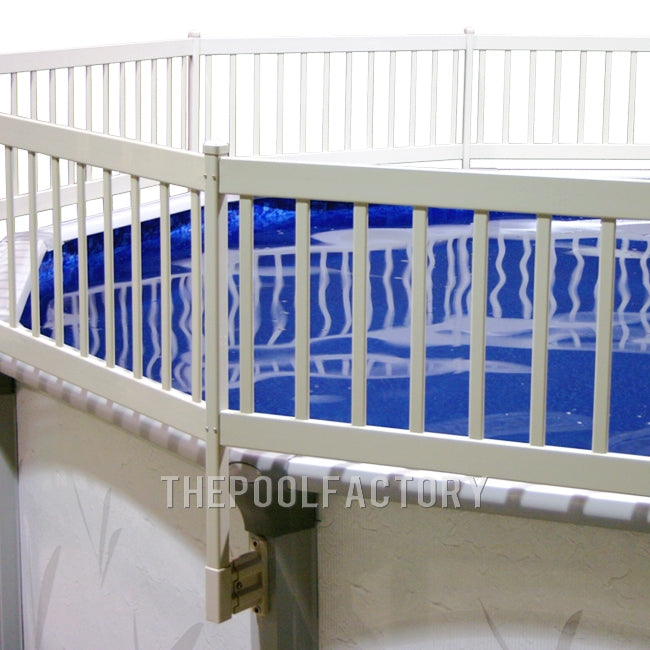 8'x12' Oval Vinyl Works Premium Resin Fence Kit