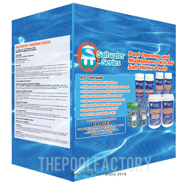 Saltwater Series Chemical Maintenance Kit with Test Kits