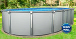 Saltwater Aurora Oval Pool with Resin Composite Wall 