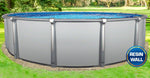 30'x54" Saltwater Aurora Round Pool with Resin Composite Wall